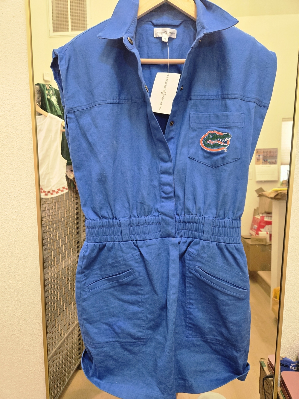 Stewart Simmons Florida Gators NWT Game Day Shoulder Pad Dress XS